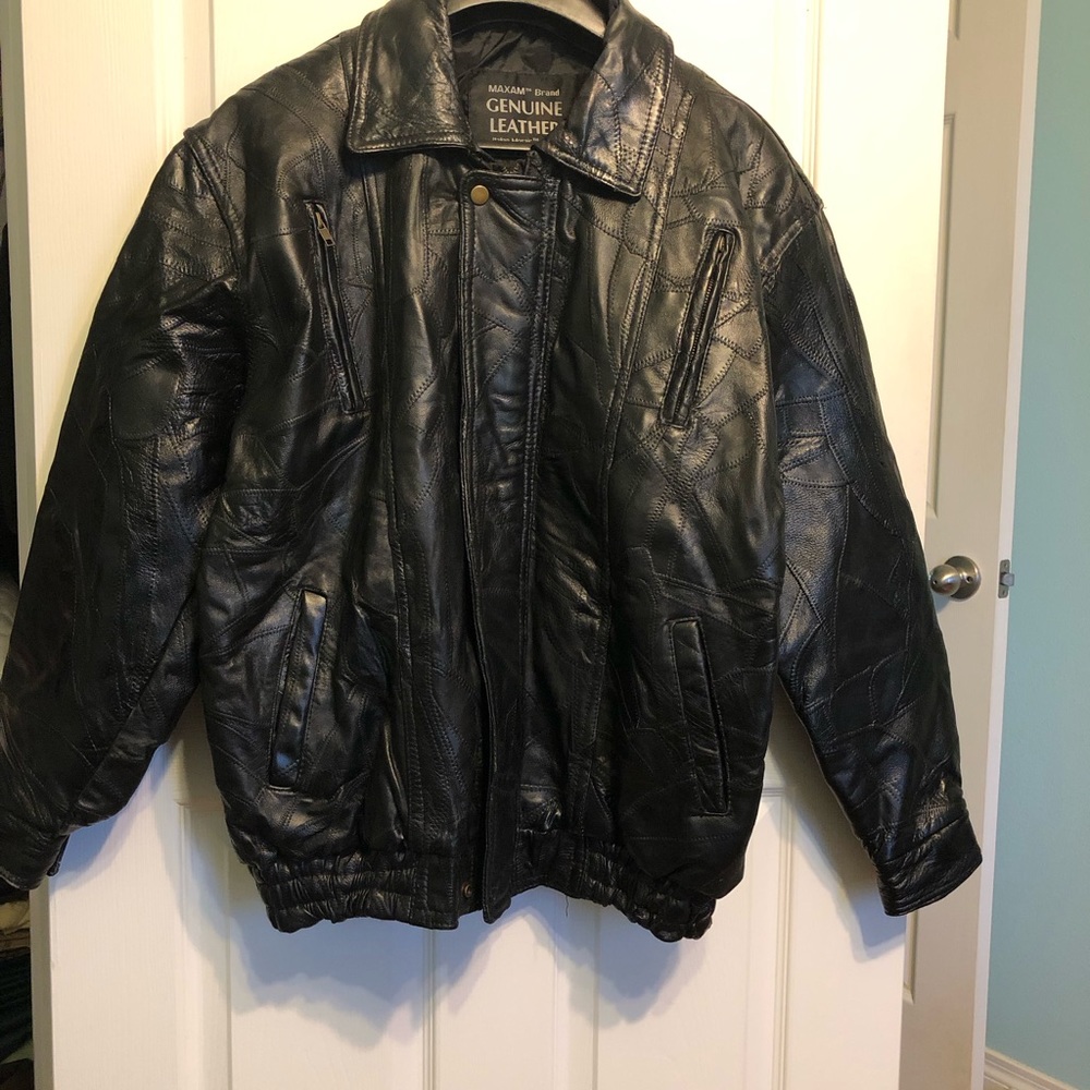 Maxam Brand Genuine Leather Jacket